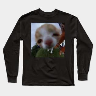 Stinky police - Smelling cat Long Sleeve T-Shirt